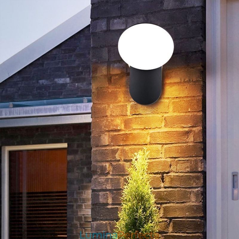 Lampă modernă, minimalistă, din aluminiu, pentru grădină, rezistentă la apă