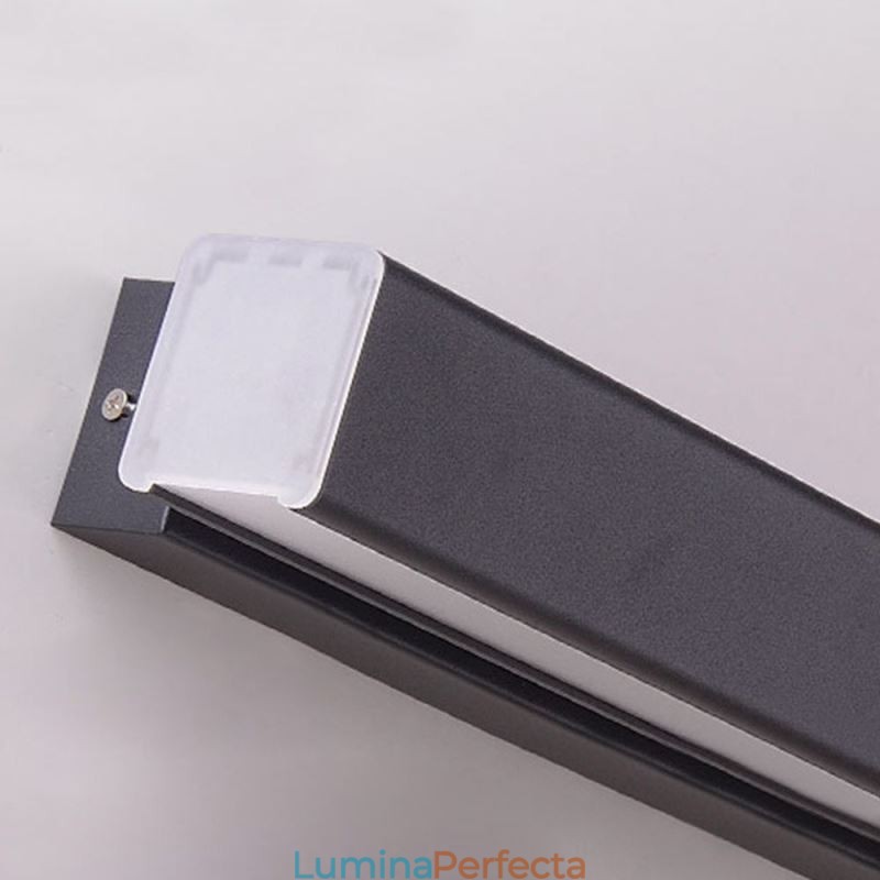 Lampă de Perete Lampă Rotativă Noptieră Aluminiu