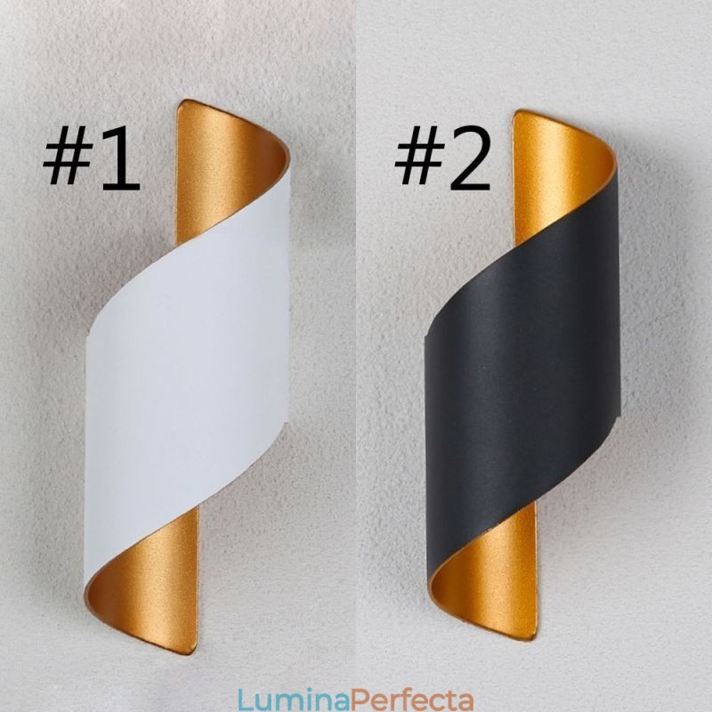 Aplice din aluminiu Lampă de perete impermeabilă Verandă pentru curte