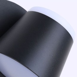 Aplică modernă de perete rotativă din aluminiu