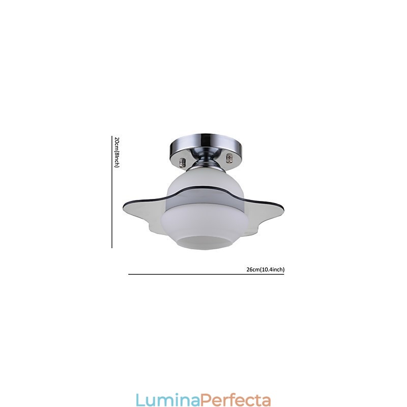 Plafoniera Moderna Plafoniera 1 Lumina Metal Contemporan