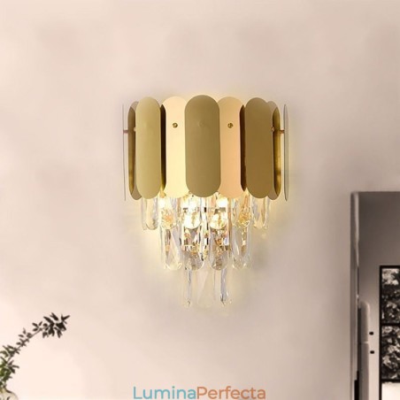Lampă de perete modernă din cristal Lampă de perete modernă din cristal