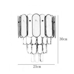Lampă de perete modernă din cristal