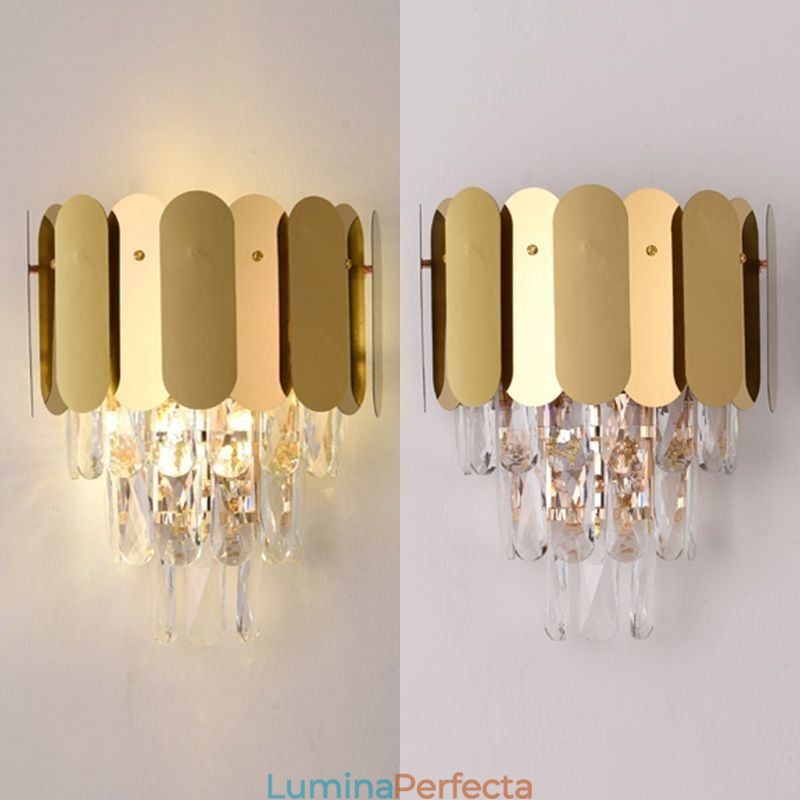 Lampă de perete modernă din cristal