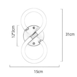Număr Lumină Numerele Arabe 8 Lămpi