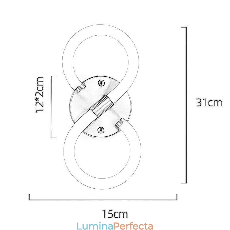 Număr Lumină Numerele Arabe 8 Lămpi