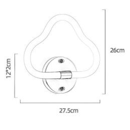 Aplică de perete în formă de nor Artă Lumini decorative