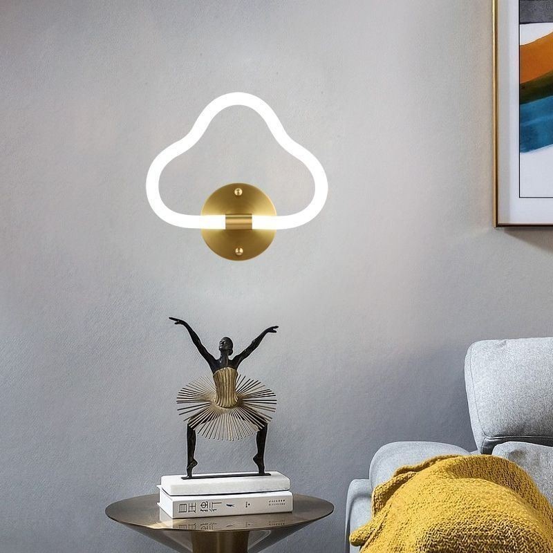 Aplică de perete în formă de nor Artă Lumini decorative