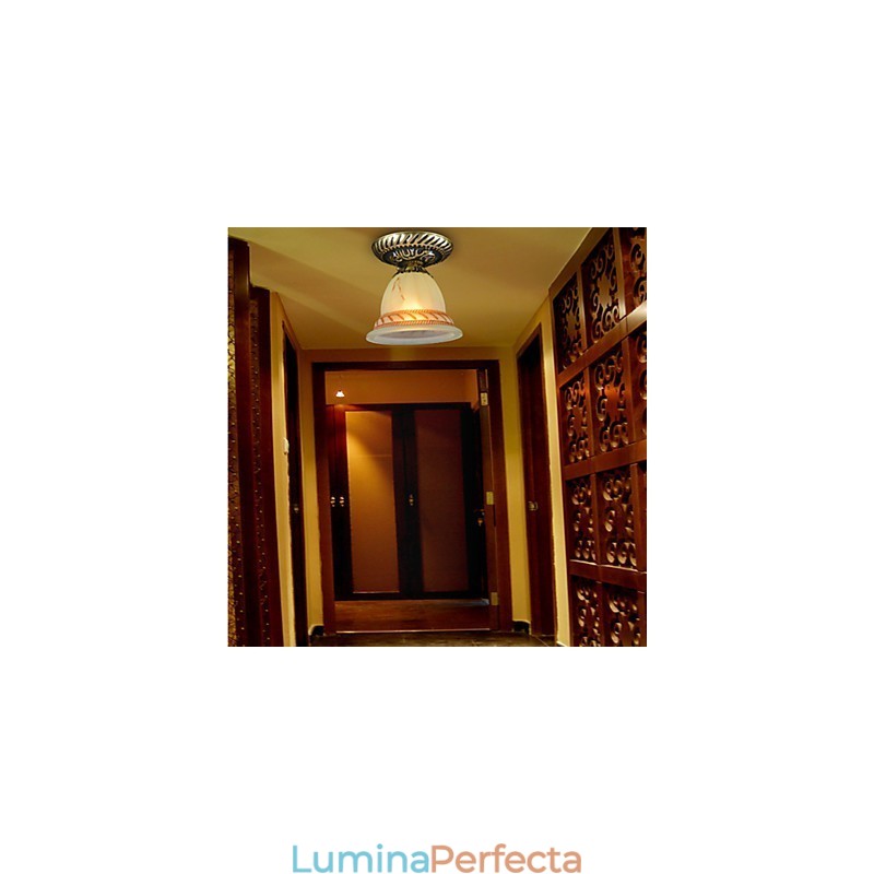Lumină cu montare încastrabilă Bronz European Retro Classic