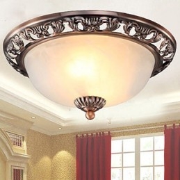 Lampă cu dom din sticlă din rășină de tip european Sweet To Absorb Dome Light