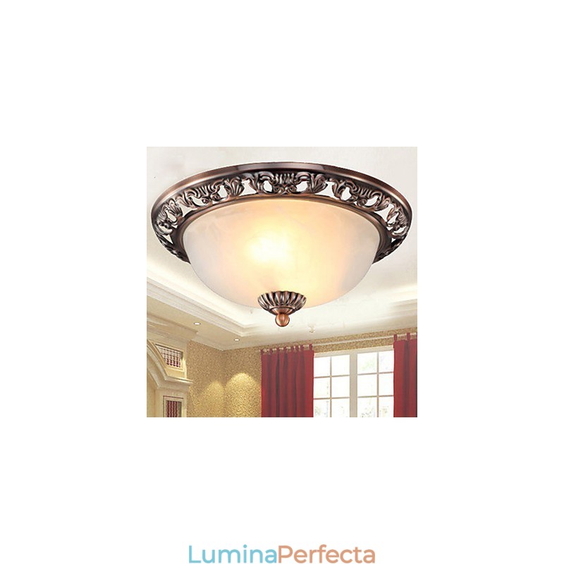 Lampă cu dom din sticlă din rășină de tip european Sweet To Absorb Dome Light