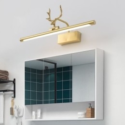Lampă de perete din alamă nordică cu oglindă