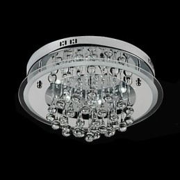 Montaj încastrat din cristal cromat modern și contemporan