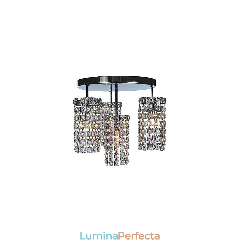 Lumini contemporane Crystal Drop cu 4 lumini
