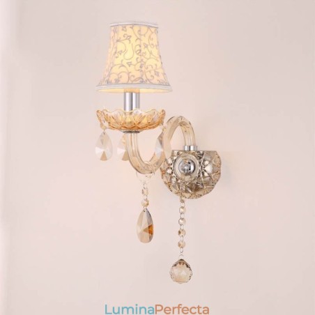 Lumină de perete elegantă din cristal în stil european Lumină de perete elegantă din cristal în stil european
