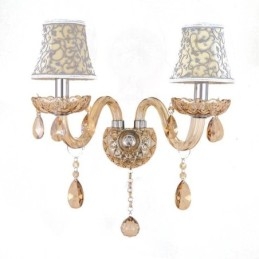 Lumină de perete elegantă din cristal în stil european