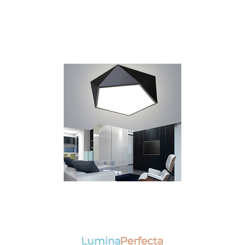 Lumină de noapte modernă montată alb + Plafoniere de culoare alb cald