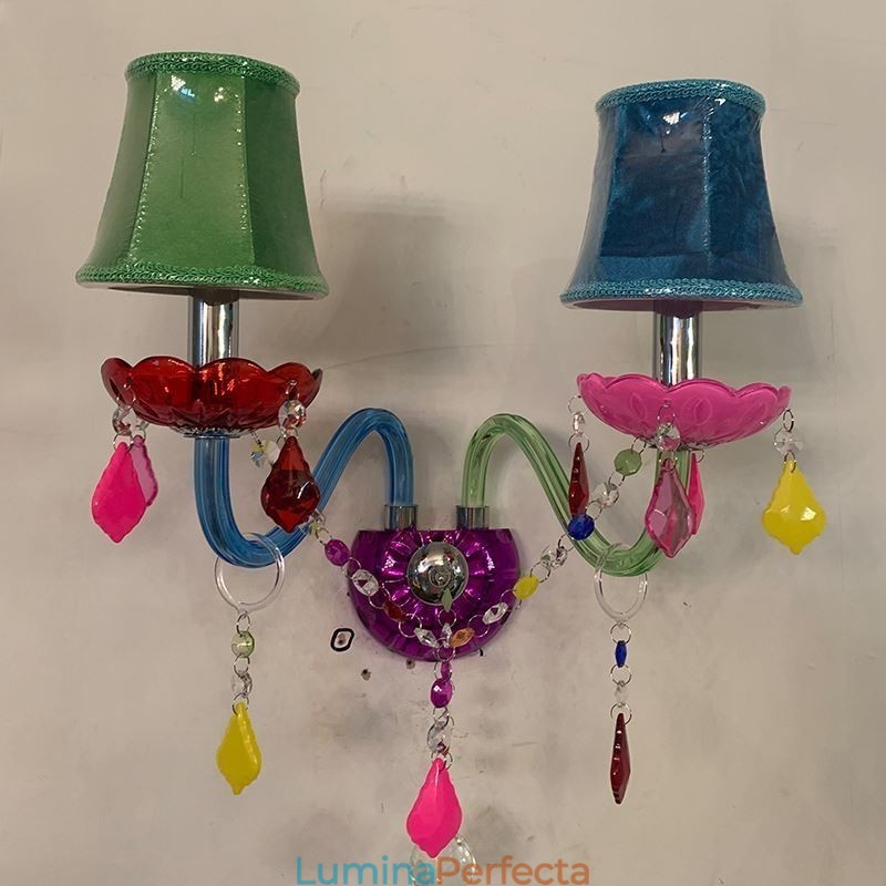 Lumină de perete europeană cu două lumini