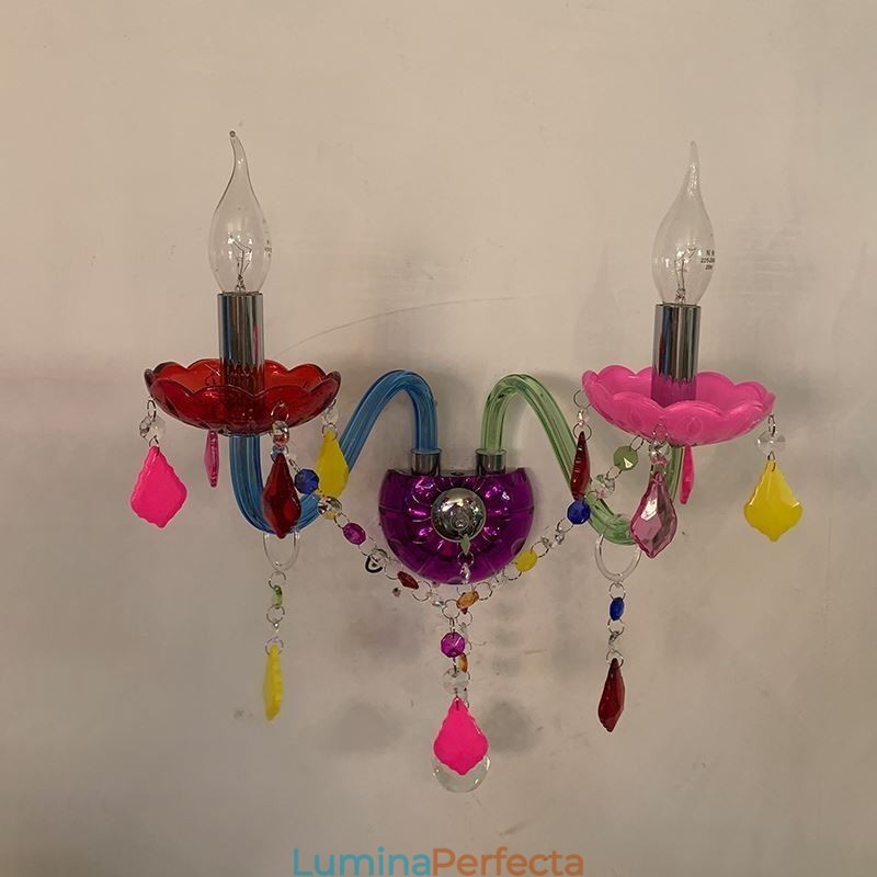 Lumină de perete europeană cu două lumini