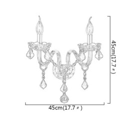 Aplic european din cristal Scări elegante cu două lumini