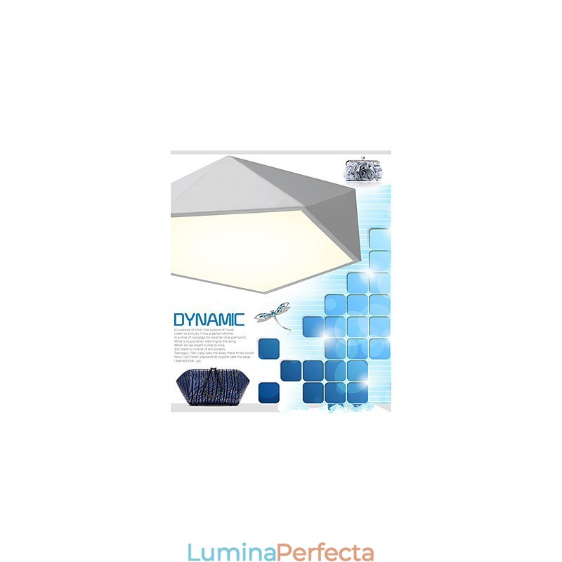 Lumină de noapte modernă montată alb + Plafoniere de culoare alb cald
