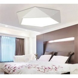 Lumină de noapte modernă montată alb + Plafoniere de culoare alb cald
