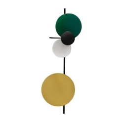 Aplică de perete modernă Aplică circulară de perete Iluminat de casă colorat Iluminat de noptieră