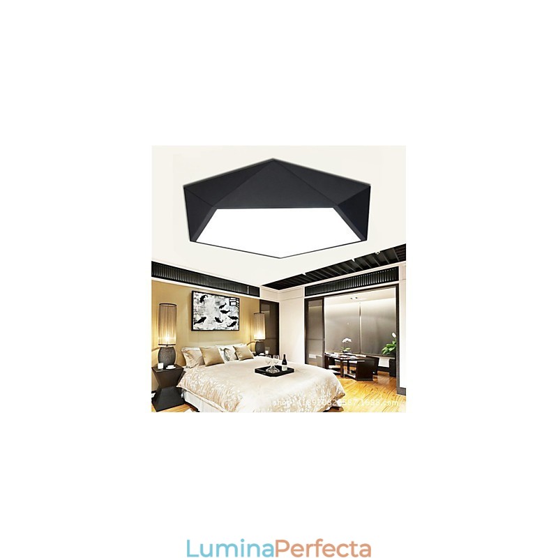 Lumină de noapte modernă montată alb + Plafoniere de culoare alb cald