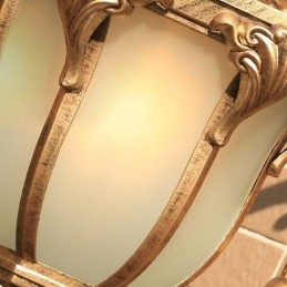 Lumină de exterior europeană retro, cioplită, rezistentă la apă, coridor din curte