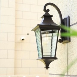 Lumină de exterior modernă, foișor, perete, curte, coridor, grădină, balcon