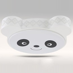 Plafoniera cu telecomandă albă modernă + lumină albă caldă cu telecomandă