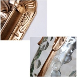 Lumină europeană de exterior, impermeabilă, cu un singur cap, pentru curte, coridor, grădină