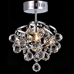 Modernă, contemporană, tradițională, clasică, de țară, cristal, candelabru din cristal cromat