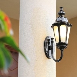 Lumină modernă, simplă, de exterior, impermeabilă, cu flori de prun, pentru curte, coridor, grădină