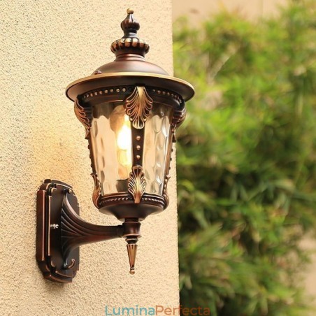 Aplic de perete de exterior, retro european, cioplit, rezistent la apă, grădină, balcon, curte Aplic de perete de exterior, retro european, cioplit, rezistent la apă, grădină, balcon, curte