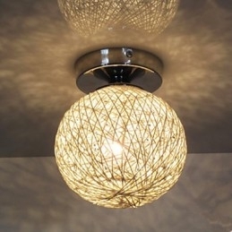 Glob de lanternă modern contemporan, metal cromat, montaj încastrat