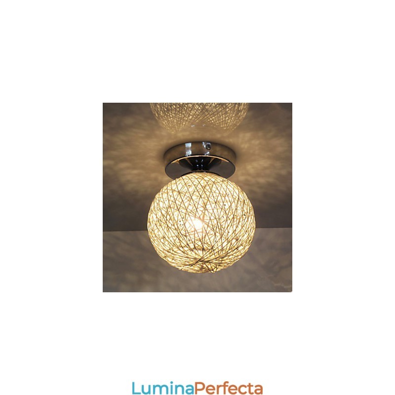 Glob de lanternă modern contemporan, metal cromat, montaj încastrat