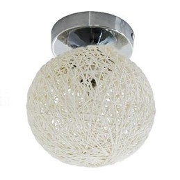 Glob de lanternă modern contemporan, metal cromat, montaj încastrat