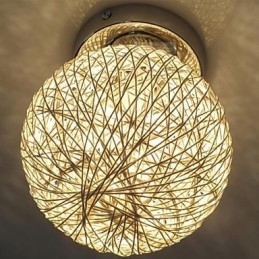 Glob de lanternă modern contemporan, metal cromat, montaj încastrat