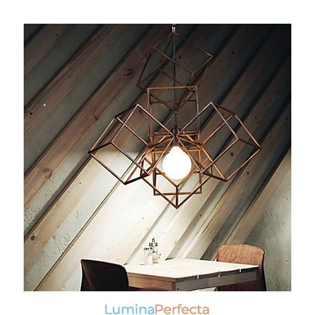 Pandantiv 1 Lumină Vintage Minimalist Fier Pictură Candelabru Pandantiv 1 Lumină Vintage Minimalist Fier Pictură Candelabru