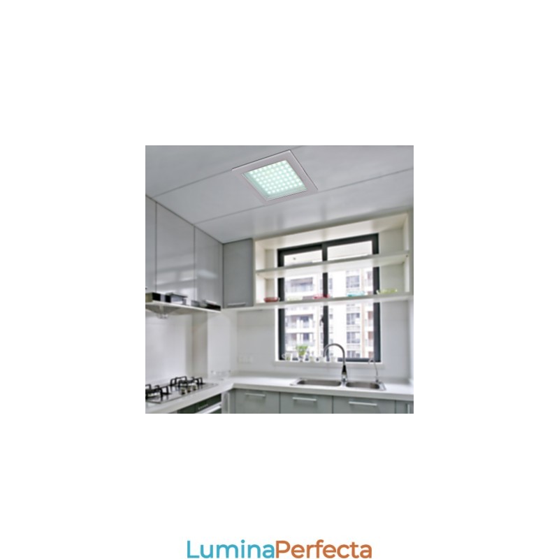 Lămpi moderne cu montaj încastrat în formă pătrată