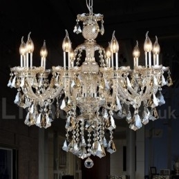 Cognac Cristal Culoare Lampă suspendată Cristal Modern Contemporan Tradițional Clasic Retro Lantern Country