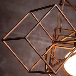 Pandantiv 1 Lumină Vintage Minimalist Fier Pictură Candelabru