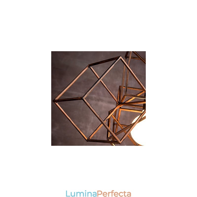 Pandantiv 1 Lumină Vintage Minimalist Fier Pictură Candelabru