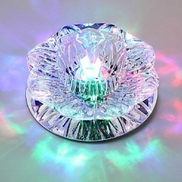 Plafoniera din cristal Spot SMD 3W Lampă creativă Tubă Lumină colorată în dom