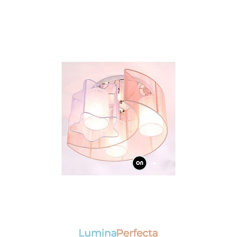 Drawing Line Stele Romantice The Moon Absorb Dome Light Lamp