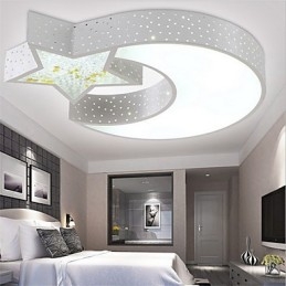 Montaj încastrat, metal modern, cu model de stea și lună