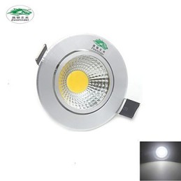 4 bucăți Zweihnder 3W 300Lm COB Plafoniera Downlight Lumină albă caldă