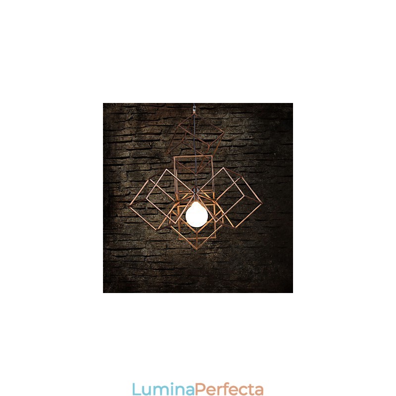Pandantiv 1 Lumină Vintage Minimalist Fier Pictură Candelabru