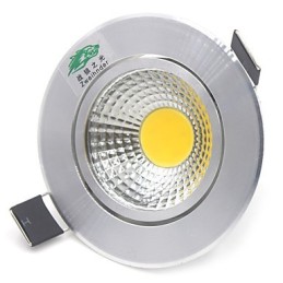 4 bucăți Zweihnder 3W 300Lm COB Plafoniera Downlight Lumină albă caldă